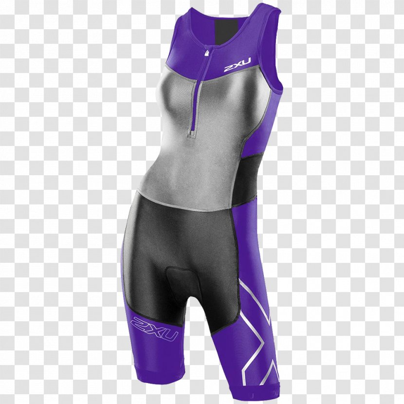 2XU Women's G:2 Compression Tri Suit Short Shorts - Wrestling Singlet - Black/Black TriathlonXu Transparent PNG
