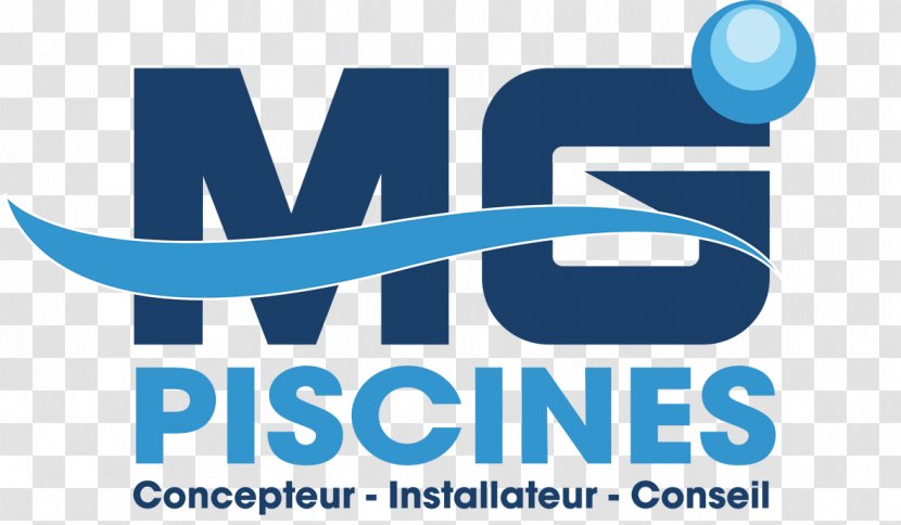 MG Piscines Vosges Logo Swimming Pools Organization Brand - Blue Transparent PNG