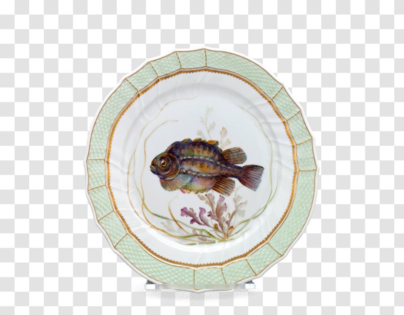 Plate Flora Danica Porcelain Royal Copenhagen Platter - Fish Transparent PNG