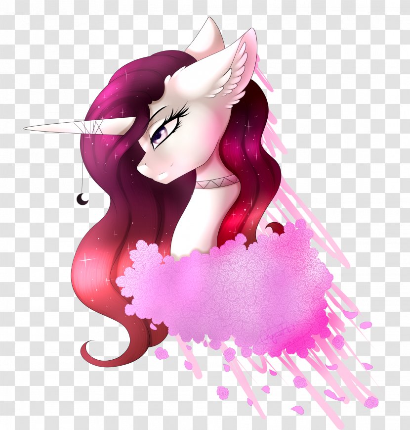 Cartoon Pink M Ear Legendary Creature - Magenta Transparent PNG