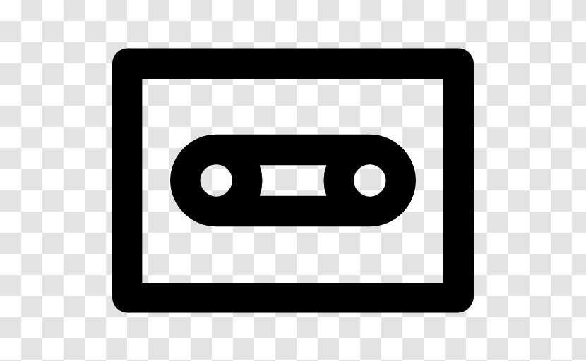 Compact Cassette - Silhouette - Radio Tape Transparent PNG