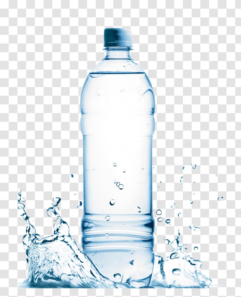 Mineral Water Bottled Carbonated - Distilled - Bottle Transparent PNG