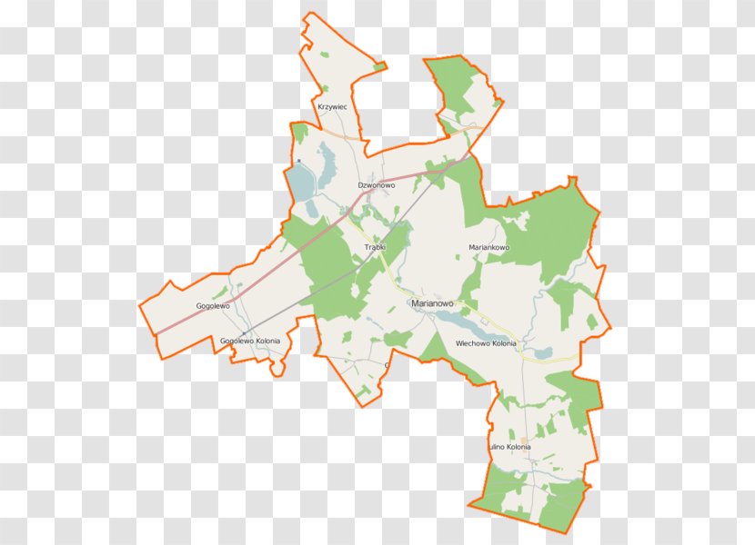 Lisowo, Stargard County City Map Gmina Marianowo - Wikipedia - Locator Transparent PNG