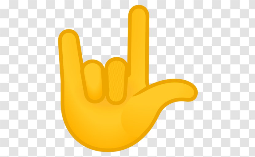 American Sign Language Emoji ILY - Finger Transparent PNG