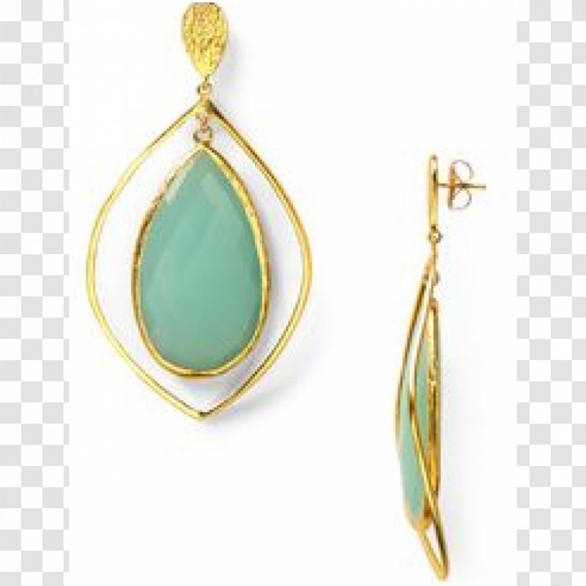 Earring Gold Plating Turquoise Jewellery - Chain Transparent PNG