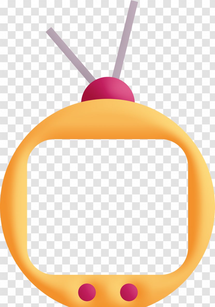 Television Antenna - Yellow Transparent PNG