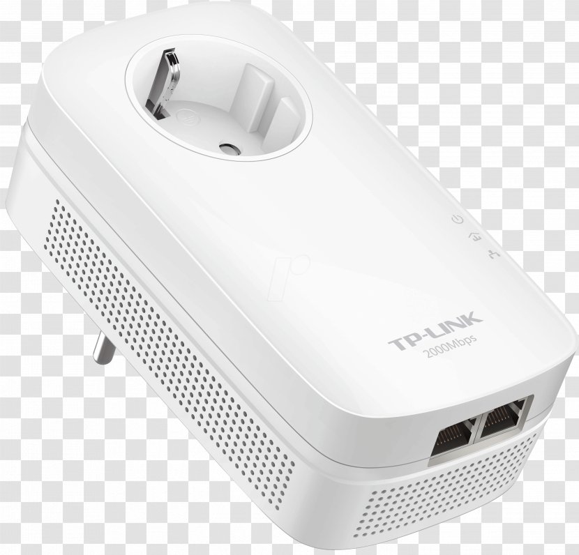 Power-line Communication TP-Link HomePlug Gigabit Adapter - Multimedia - Computer Network Transparent PNG