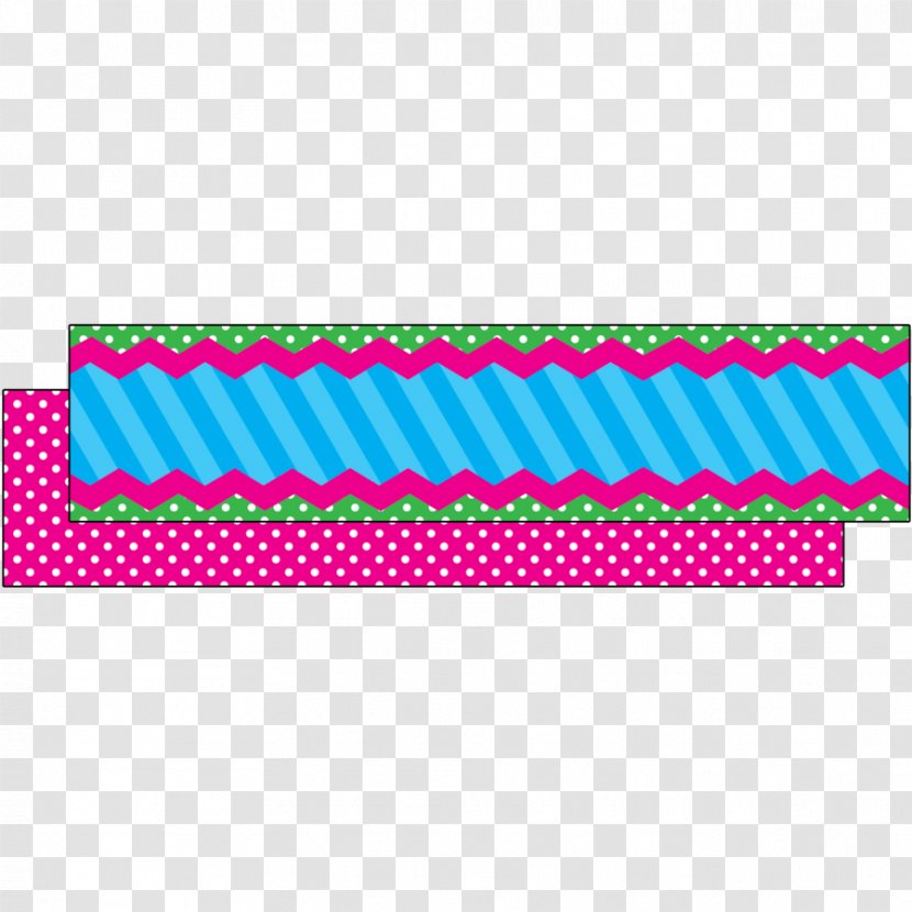 Blue Line Pink Font - Teacher Created Resources - Ribbon Stripe Transparent PNG