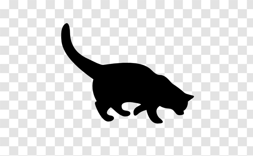 Black Cat Whiskers Silhouette Transparent PNG