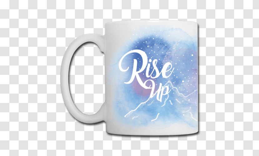 Mug Teacup Coffee Cup Ceramic Personalization - Blue Transparent PNG