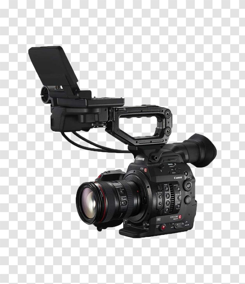 Canon EF Lens Mount EOS C300 Mark II Camera - Digital Transparent PNG