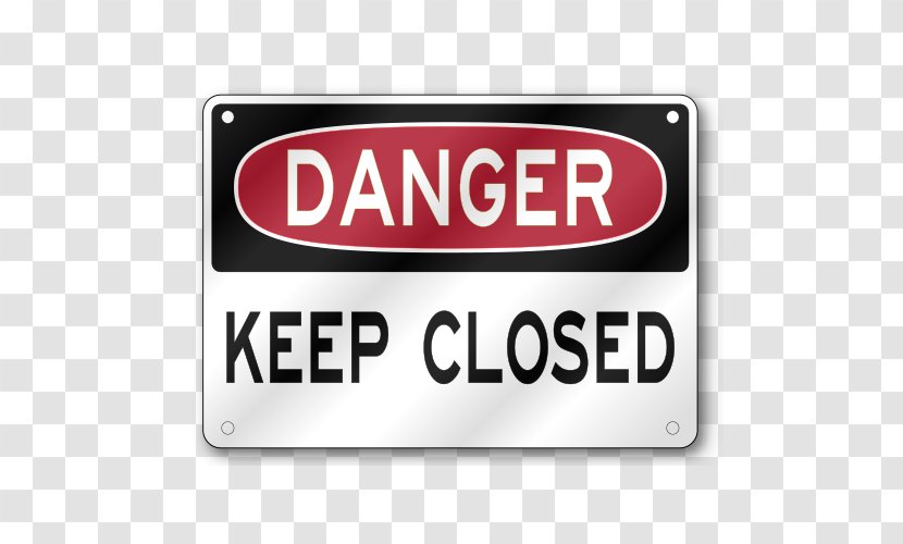 Keep Out Logo Brand Rectangle - Danger - Closed Sign Transparent PNG