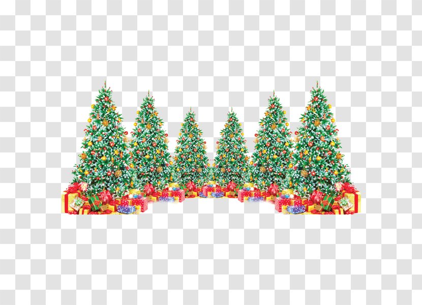Christmas Tree Santa Claus Ornament Gift - Fir - Charm Transparent PNG