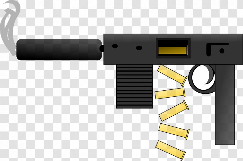 Firearm Pistol Machine Gun Clip Art - Heart - Gunshot Transparent PNG