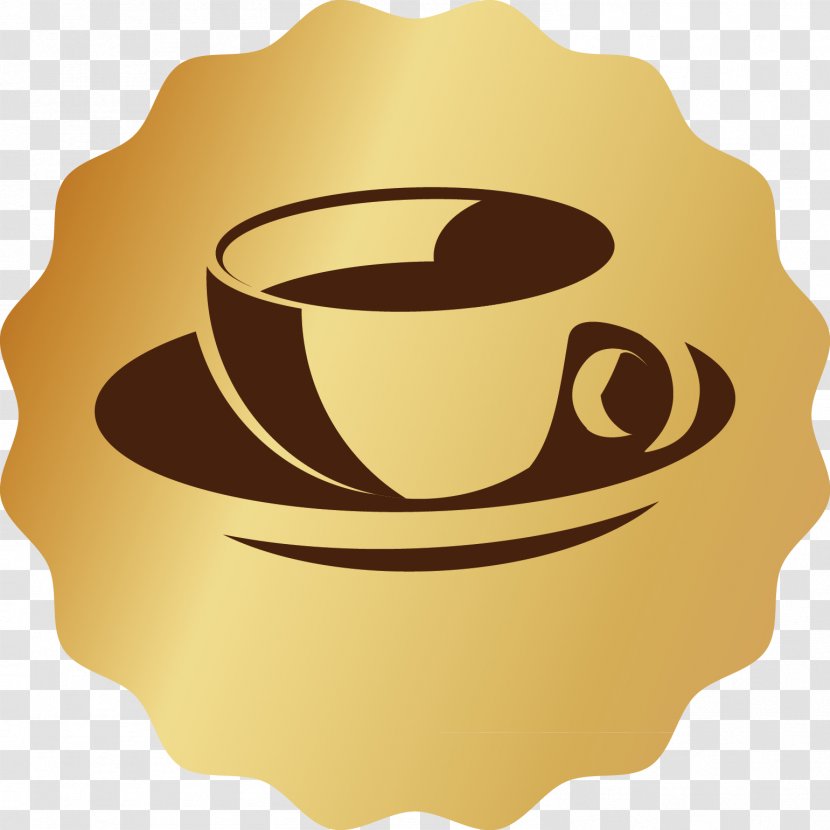 Coffee Cup Espresso Cafe AeroPress - Cafxe9 Gourmet - Label Transparent PNG