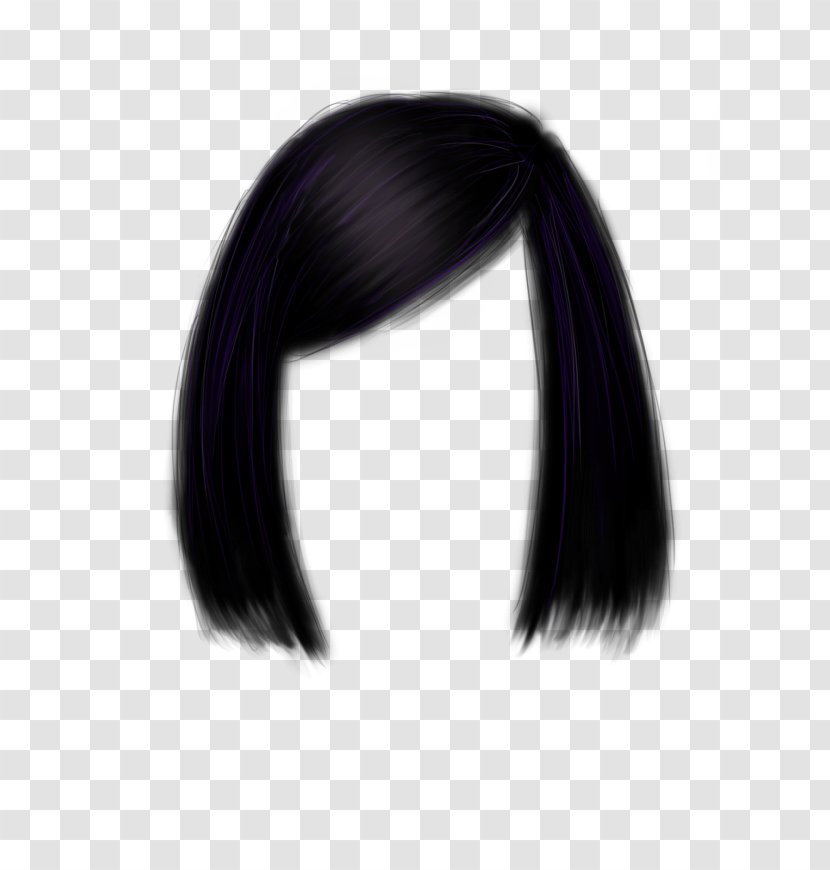 Hairstyle Black Hair Clip Art - Coloring Transparent PNG