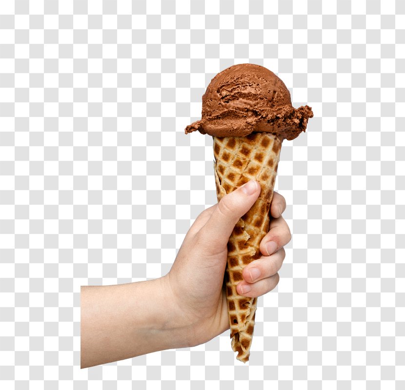 Chocolate Ice Cream Cones Hot Fat Transparent PNG