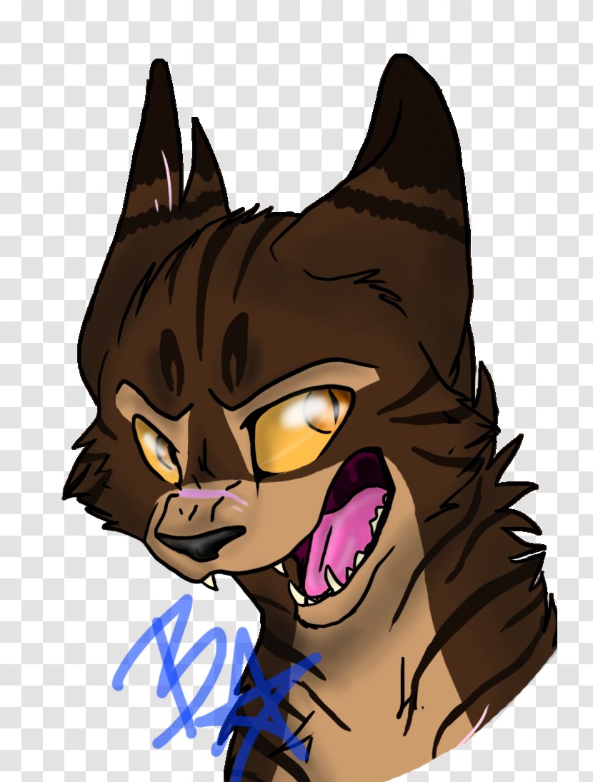 Whiskers Cat Warriors Fan Art Tigerstar - Briarlight Transparent PNG