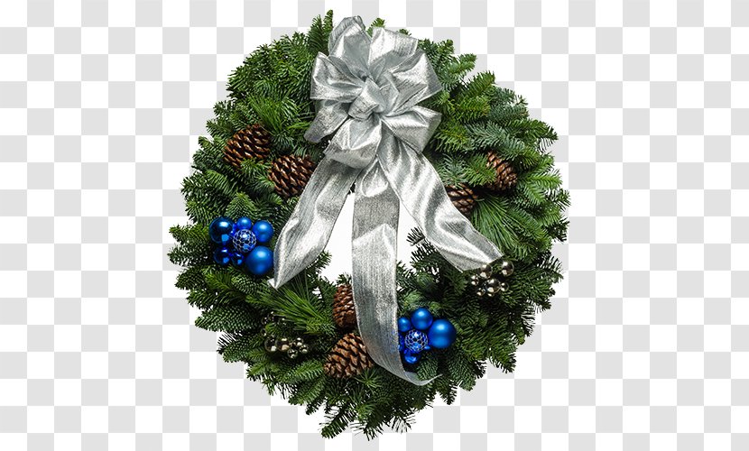 Wreath Christmas Ornament Holiday Garland - Download Free Transparent PNG