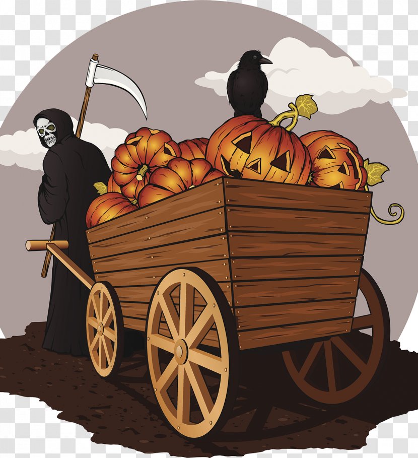 Death Halloween Poster Illustration Transparent PNG