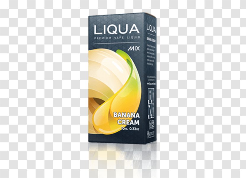 Cream Electronic Cigarette Aerosol And Liquid Banana Flavor - Vanilla Transparent PNG