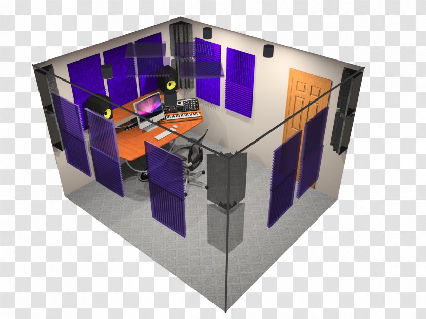 Recording Studio Acoustics Monitor Sound Subwoofer - Silhouette - Auralex Inc Transparent PNG