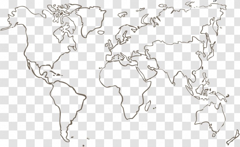 World Map Coloring Book Geography Carte Du Monde Transparent PNG