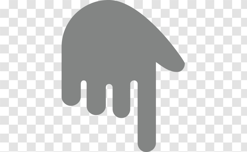 Index Finger Emoji Hand Digit - Sign Language Transparent PNG