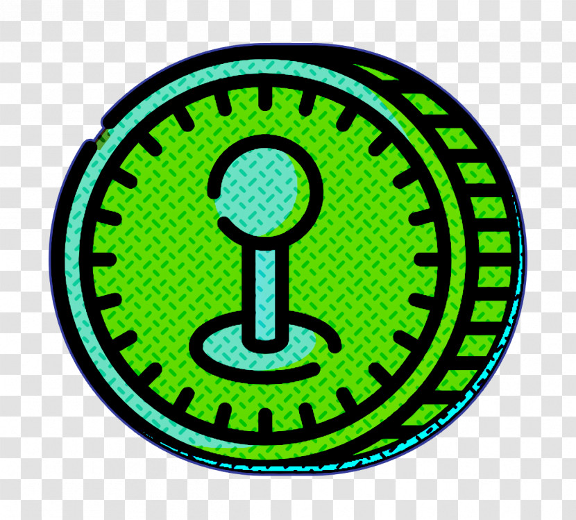 Joystick Icon Coin Icon Arcade Icon Transparent PNG