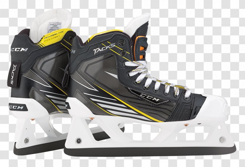 CCM Hockey Goaltender Ice Skates Bauer Transparent PNG