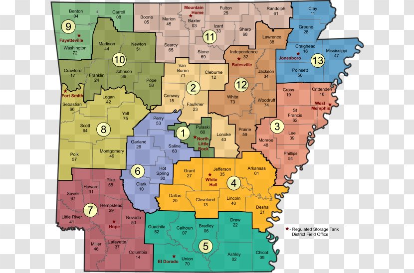 Arkansas Department Of Environmental Quality Map Miller County, DeSoto Parish, Louisiana Storage Tank - Administrative Penalties For Law Enf Transparent PNG