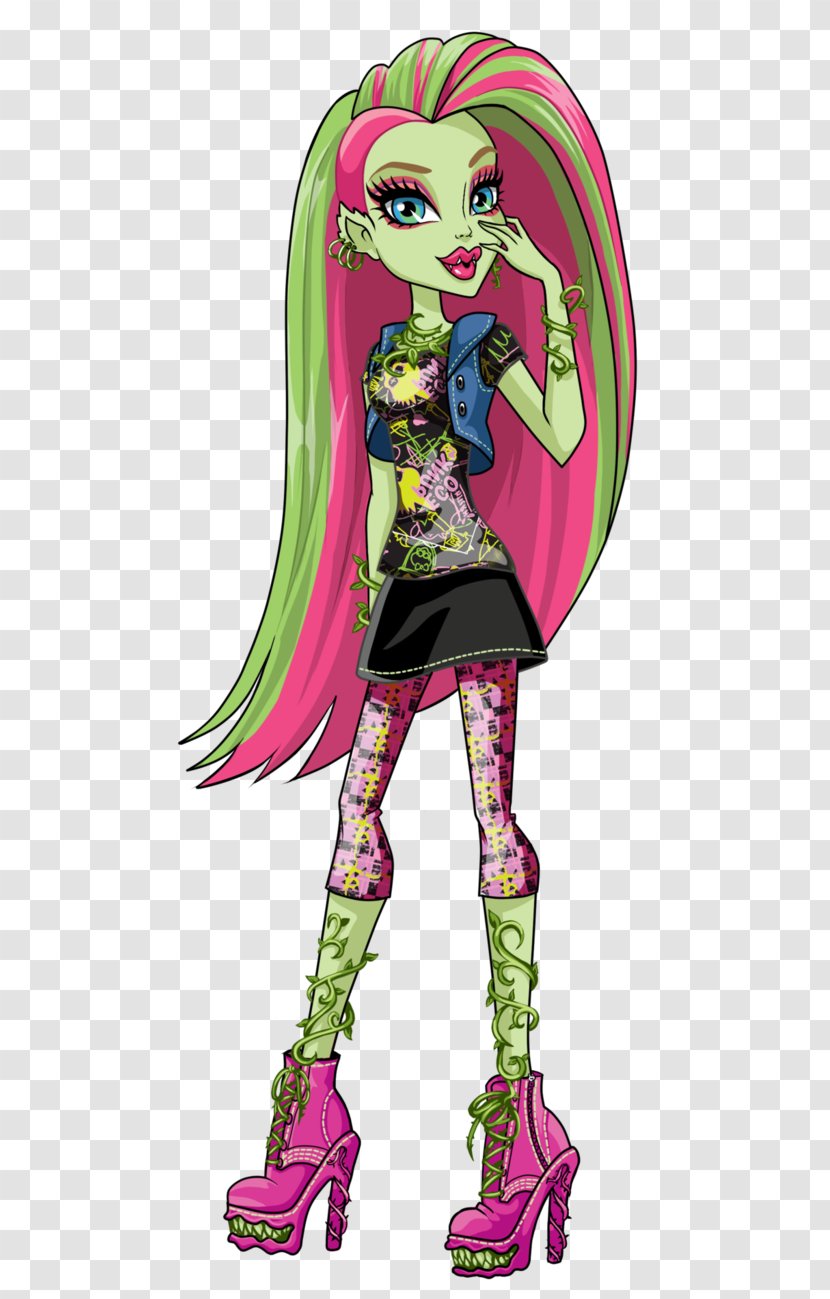 Monster High Doll Frankie Stein Barbie OOAK - Supernatural Creature - Venus De Milo Transparent PNG