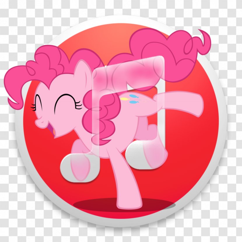 Pinkie Pie DeviantArt Pony - Heart - Cartoon Transparent PNG