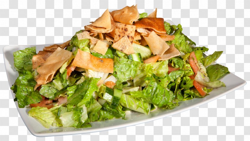 Fattoush Vegetarian Cuisine Caesar Salad Food Pita - Leaf Vegetable - Sumac Transparent PNG