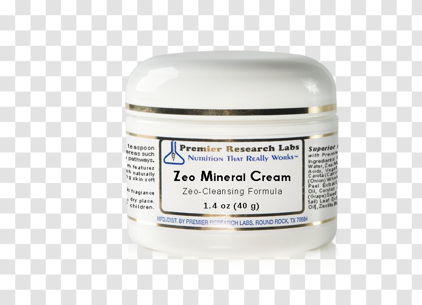 Cream Dietary Supplement Mineral Premier Research Labs Skin - Cleanser - Zeo Transparent PNG