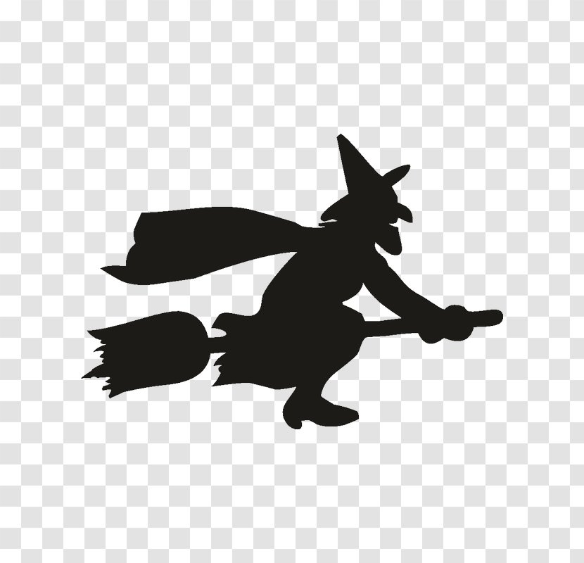 Witchcraft Royalty-free Clip Art - Black And White - Silhouette Transparent PNG