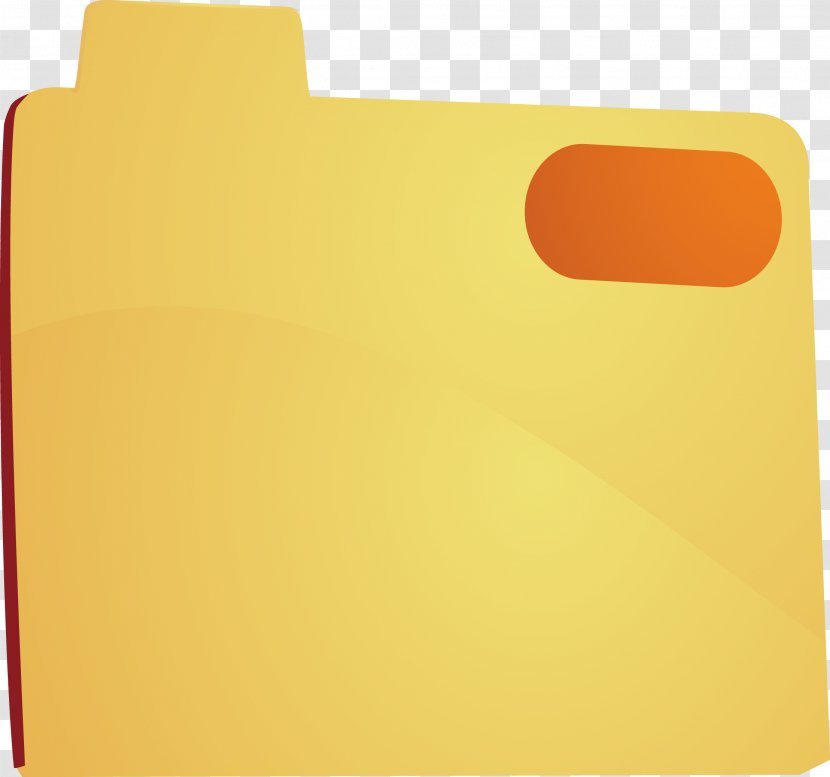 Paper Directory Download Computer File - Orange - Folder Material Transparent PNG