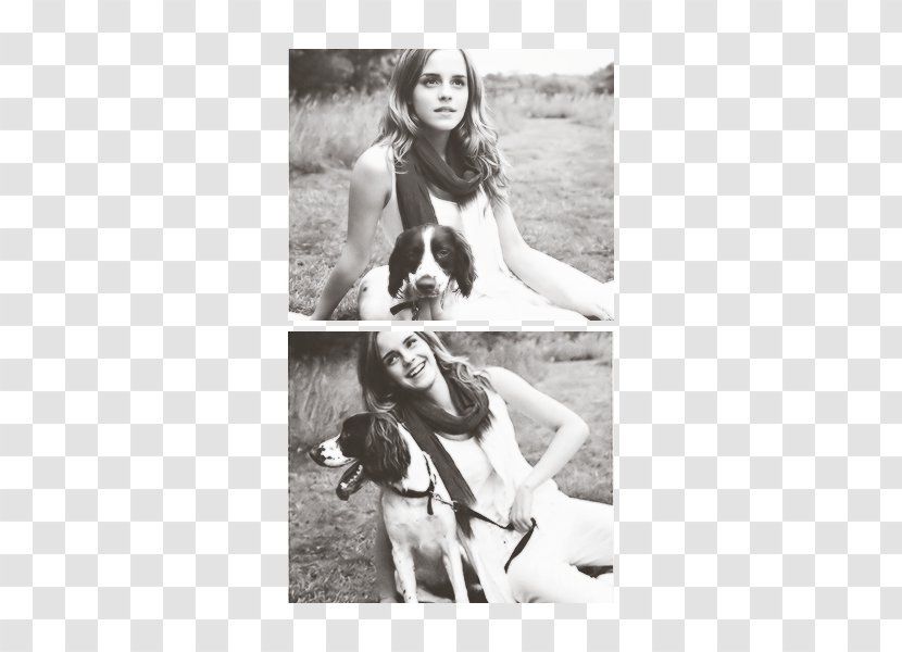 Monochrome Photography Black And White - Emma Watson Transparent PNG