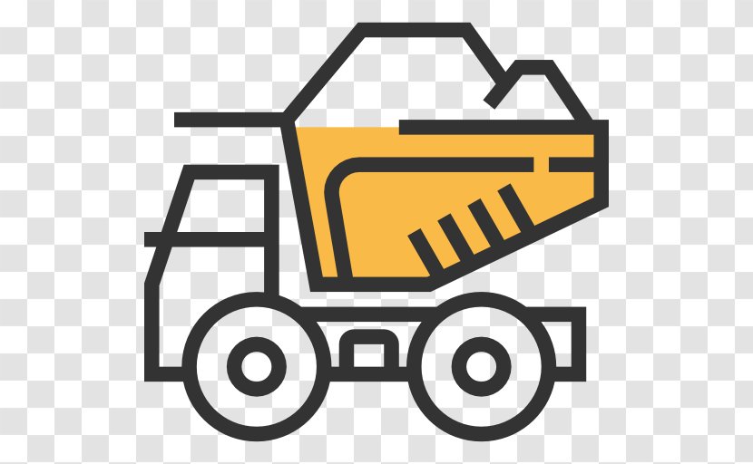 Clip Art Transport Earthworks - Brand - Dump Truck Transparent PNG