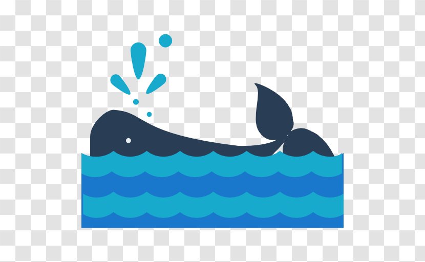 Whale Icon - Aqua - Water Transparent PNG