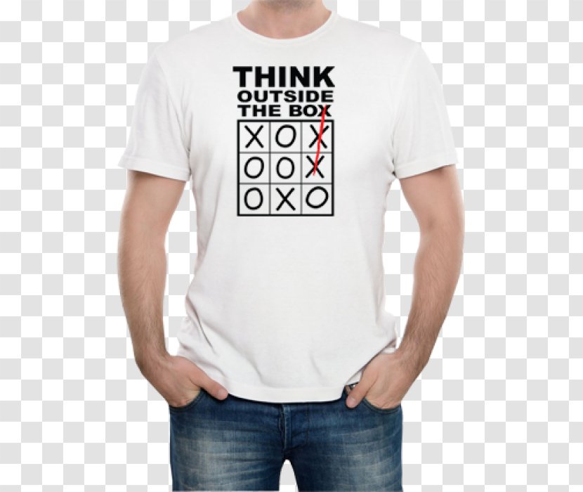T-shirt Amazon.com Clothing Top - Sleeve - Think Outside The Box Transparent PNG