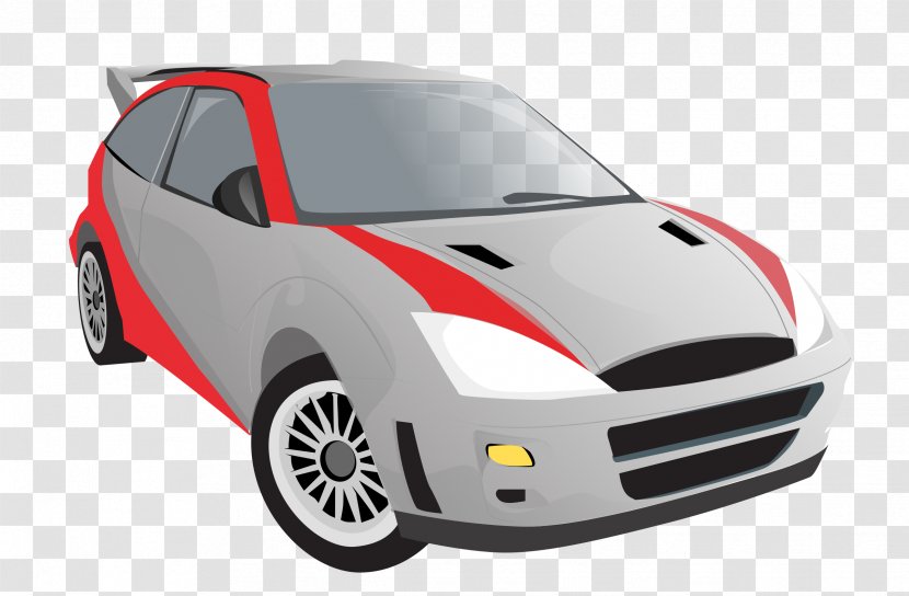 Sports Car Ford Focus Clip Art - Race Transparent PNG