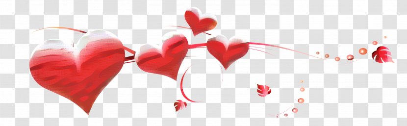 Valentines Day Heart - Red - Petal Transparent PNG