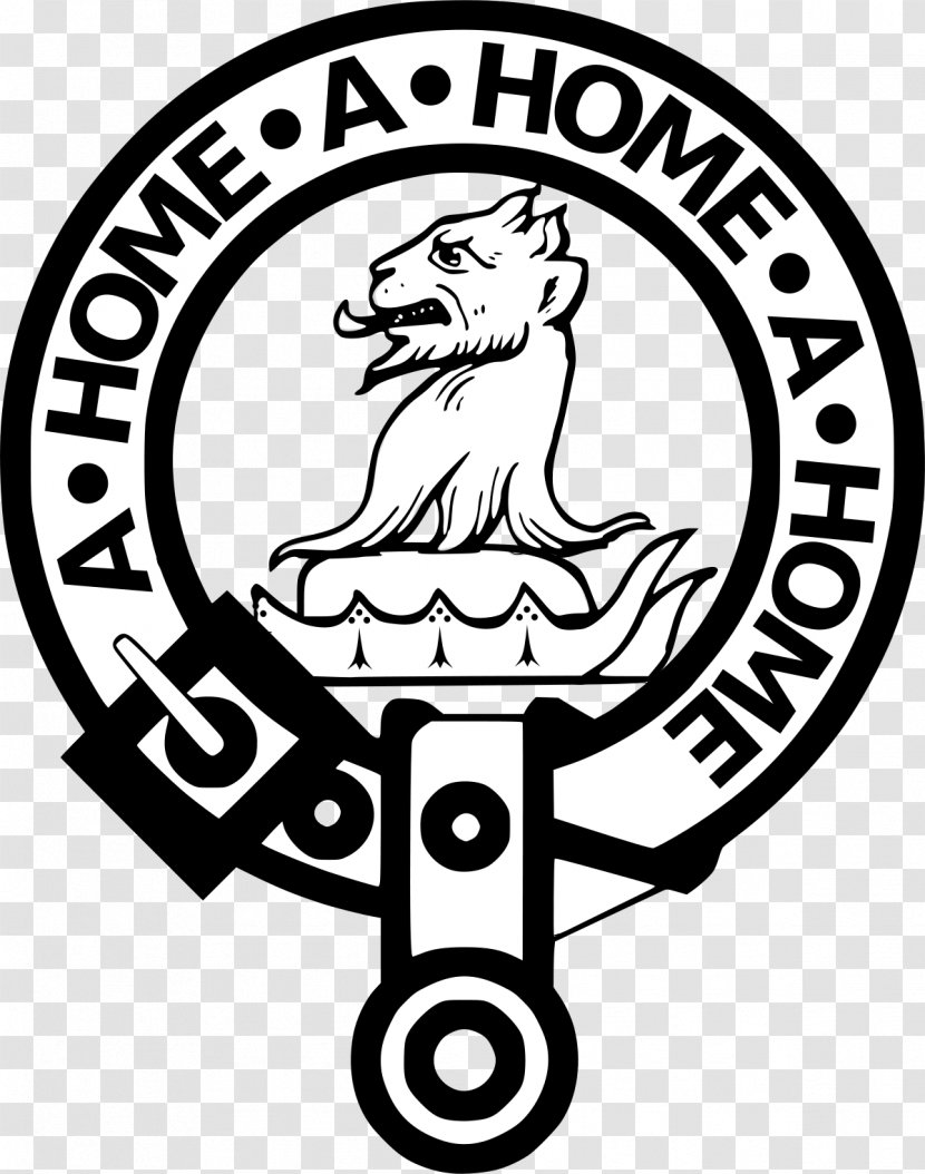 Scottish Highlands Clan MacGillivray Davidson Chattan - Black - Hirsel Transparent PNG