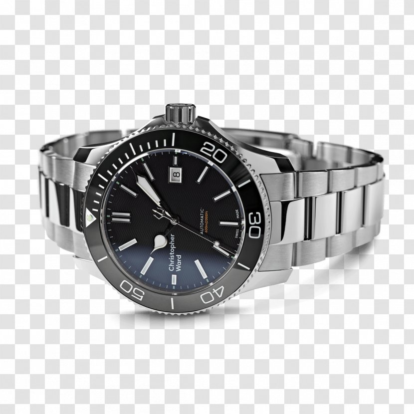 COSC Diving Watch Christopher Ward Water Resistant Mark - Silver Transparent PNG