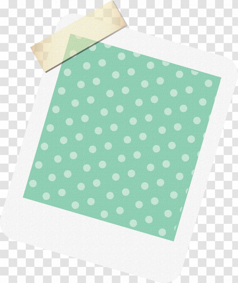 Paper Adhesive Tape - Cartoon - Green Dot Notes Taped Transparent PNG