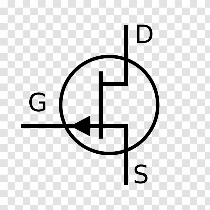 JFET Electronic Symbol MOSFET Field-effect Transistor - Diagram Transparent PNG