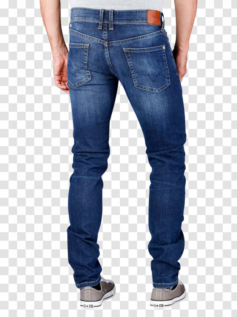 Jeans Blue Denim Slim-fit Pants - Heart - Broken Transparent PNG