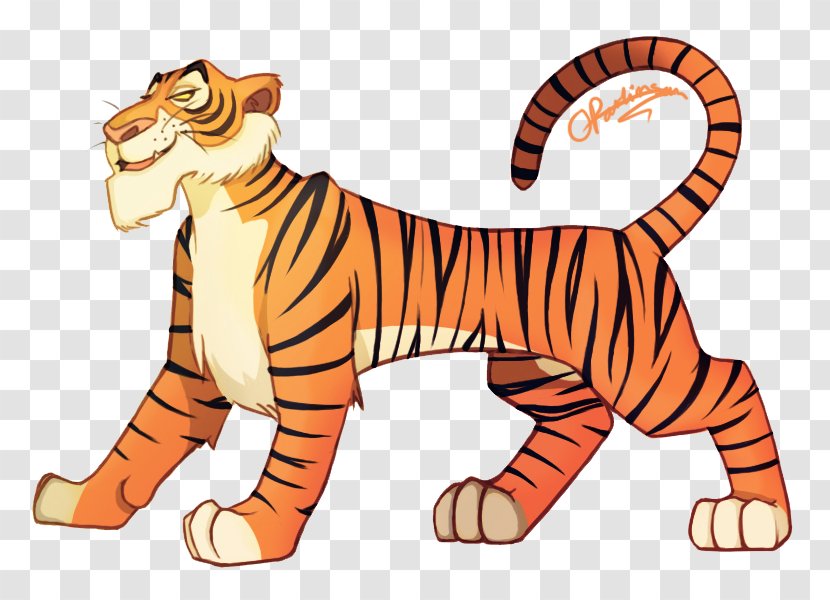 The Jungle Book Shere Khan Colonel Hathi Jr. Drawing - Cat Like Mammal Transparent PNG