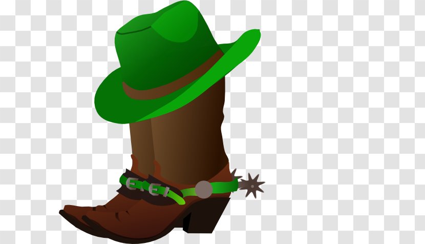Hat 'n' Boots Clip Art Cowboy Boot Vector Graphics - Amphibian - Bota Transparent PNG